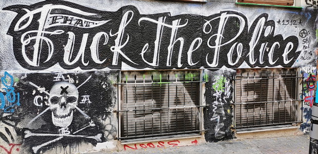 In photos: Street art, slogans and anarchist graffiti of Exarchia, Athens, Greece