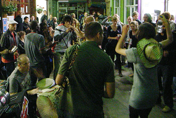 Brixton Pound 1st Birthday Party at the Brixton Village, Coldharbour Lane, Brixton, Lambeth, London UK 15th September 2010