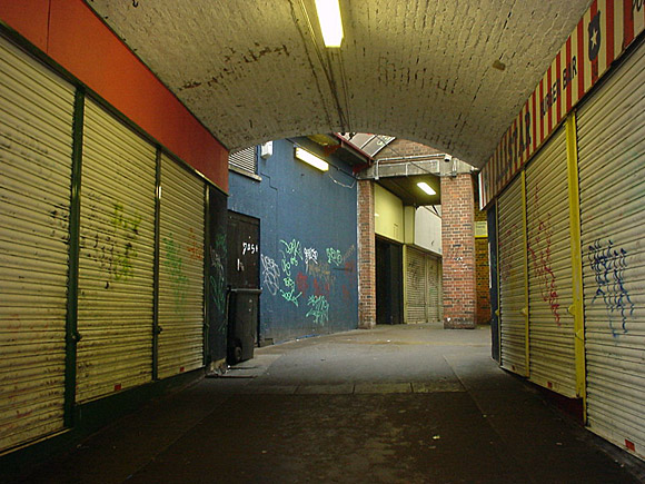 Brixton Station Road railway arches - archive photos of a lost Brixton, London UK taken in January 2001