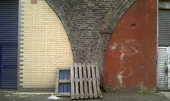 Return to Brixton Station Road railway arches, photos taken in Brixton, London UK, September 2010