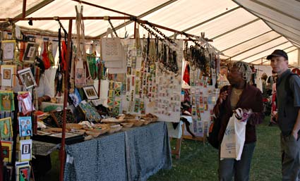 Stalls by the Village Green, Lambeth Country Show, Brockwell Park, Herne Hill, London 15th-16th July 2006