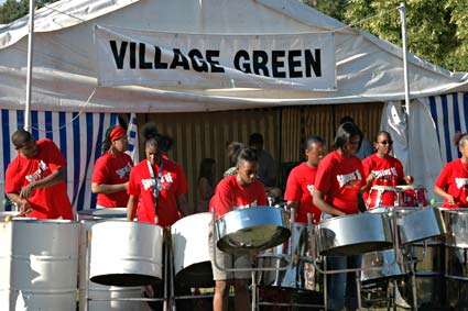 Southside Harmonic Steel Band playing at the Village Green, Lambeth Country Show, Brockwell Park, Herne Hill, London 15th-16th July 2006