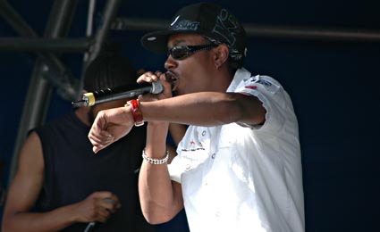 Rapper on the Youth Music stage, Lambeth Country Show, Brockwell Park, Herne Hill, London 15th-16th July 2006