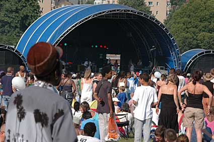 Main stage, Lambeth Country Fair, Brockwell Park, Herne Hill, London 16th-17th July 2005