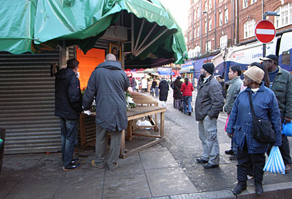 Stabbing in Brixton Market