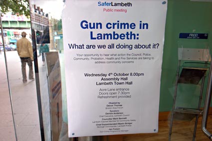 Gun Crime in Lambeth