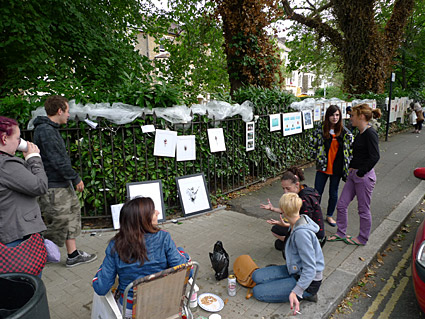 Urban Art Fair, Sat and Sun, 19th July 2009, Josephine Avenue, Brixton, London SW2