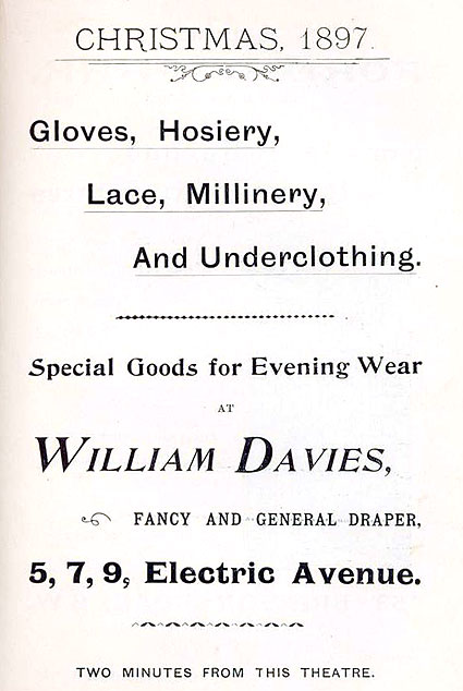 William Davies, 5, 7, 9 Electric Avenue, Brixton, Lambeth, London SW9, Historical photos and posters