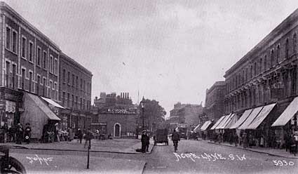 Acre Lane by Branksome Road, Brixton, 1921