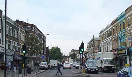 Acre Lane by Branksome Road, Brixton Sept 2003