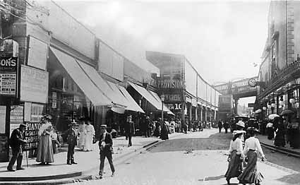 Atlantic Road, junction with Brixton Road, Brixton, 1905