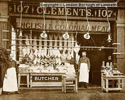 Clements butchers, 107 Brixton Hill, Brixton
