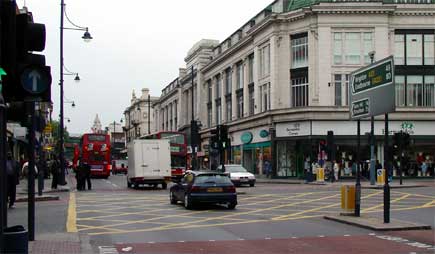 Junction with Brixton Road and Stockwell Road, Brixton, Brixton, London