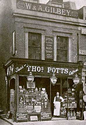 Thomas Potts, Grocers, 395 Brixton Road, Brixton, 1910