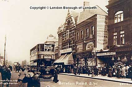 Junction of Brixton Road and Atlantic Road, Brixton 1936