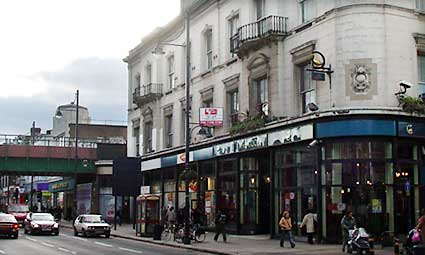 Junction of Brixton Road and Atlantic Road, Brixton 2003