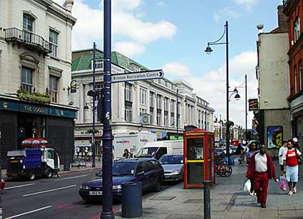 Junction of Brixton Road and Ferndale Road, Brixton 