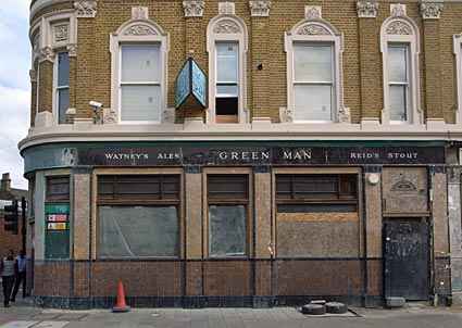Green Man, Corner of Coldharbour Lane and Hinton Rd, Loughborough Junction, London SE5