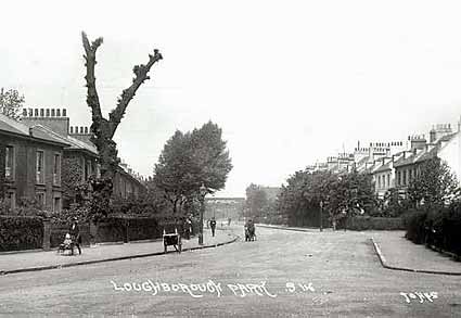 Loughborough Park and Moorland Road towards Coldharbour Lane, Brixton, 1921