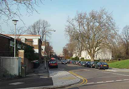 Moorland Road towards Coldharbour Lane, Brixton, 2003