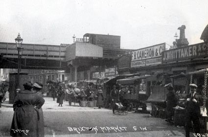 Pope's Road street market, Brixton, London 1921