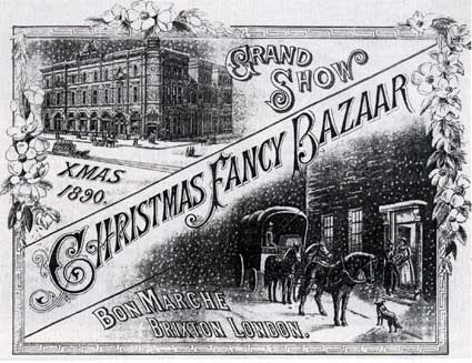 Christmas Fancy Bazaar, Bon Marche, Brixton 1890
