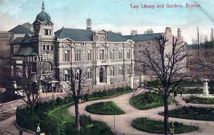 Tate Library and Brixton Theatre around 1907