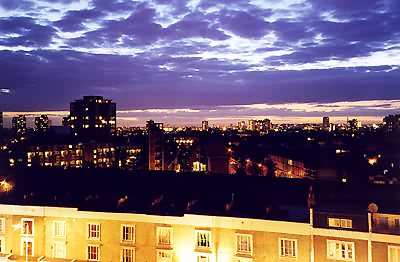 Brixton at night