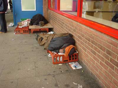 Brixton's shame - homeless in the high street
