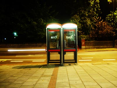 Empty phoneboxes, Brixton Hill, Brixton, London