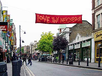 Love Thy Neighbour, Coldharbour Lane, Brixton, London