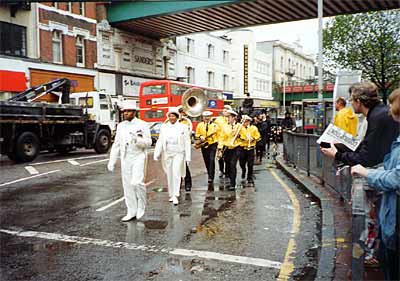 Funeral procession, Brixton