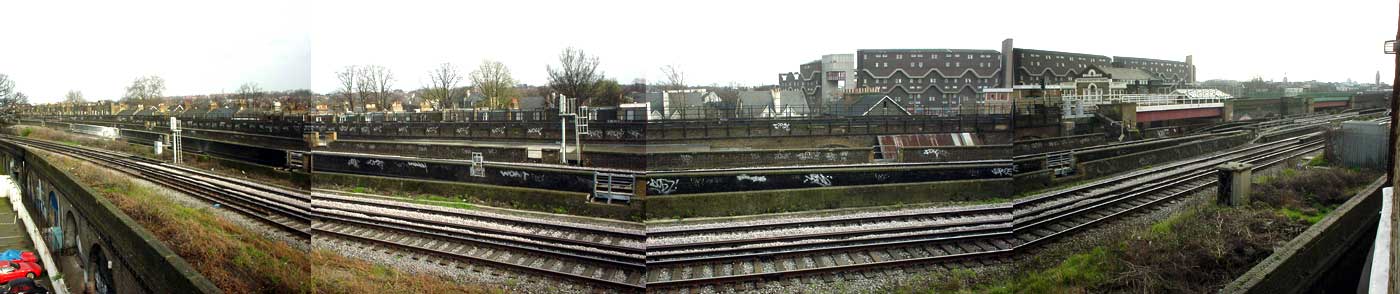 Barrier Block from the north, Brixton