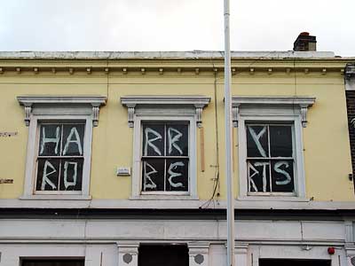 Harry Roberts, squatted pub, Coldharbour Lane, Brixton, London