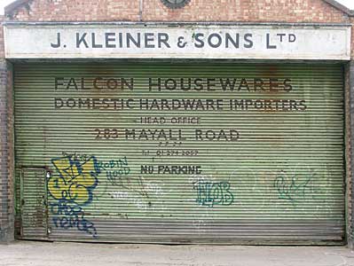 J Kleiner and Sons, Railton Road, Brixton, Lambeth, London, England SW9