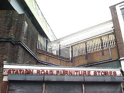 Station Road furniture stores, Popes Road,  Brixton, Lambeth, London, England SW9