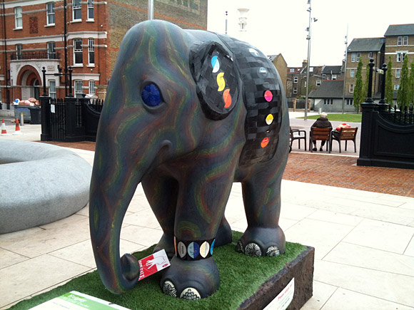 Elephant in Windrush Square, Brixton