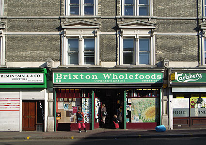 Atlantic Road and other street scenes around Brixton, London, February 2008