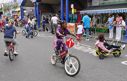 Brixton Splash street festival on Coldharbour Lane, Atlantic Road and Electric Avenue, Brixton, London, SW9