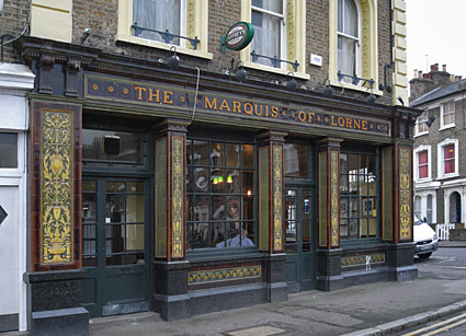 Marquis of Lorne pub, 49a Dalyell Road, Brixton, Lambeth, London SW9 9SA, January 2008
