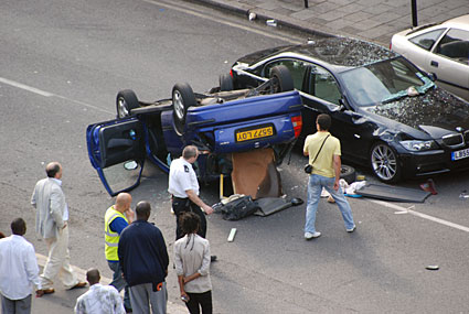 Coldharbour Lane car crash
