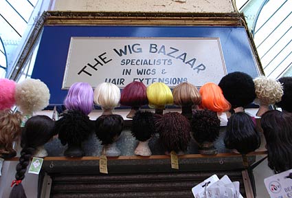 The Wig Bazaar, Granville Arcade, Brixton photos, snapshots on the streets of Brixton, Lambeth, London SW9 and SW2