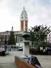 Lambeth Town Hall clock tower SW9