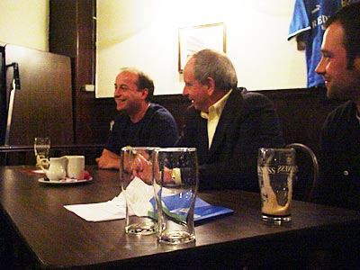 Cardiff City manager Lenny Lawrence meets the 1927 Club, Fountain Abbey pub, Paddington, London W2