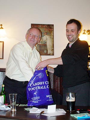 Cardiff City manager Lenny Lawrence meets the 1927 Club, Fountain Abbey pub, Paddington, London W2