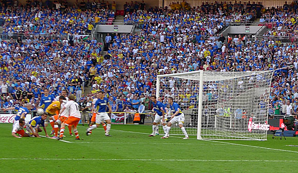Blackpool 3 Cardiff City 2, Championship Play Off Final, Wembley, Saturday 22nd May, 2010
