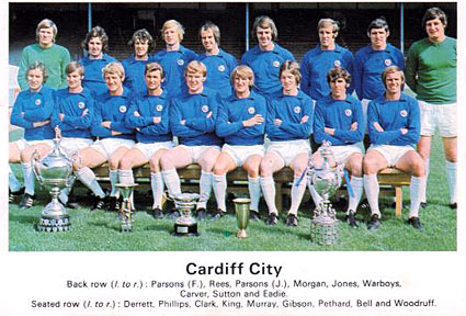 Cardiff City FC team photos, 1967