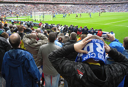 Portsmouth 1 Cardiff City 0, FA Cup final, Wembley, 17th May 2008