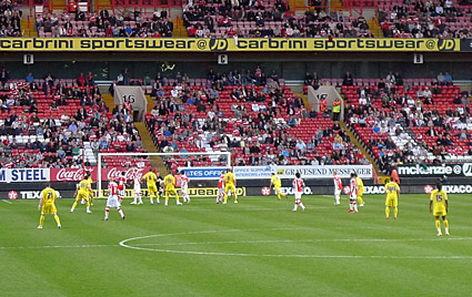 Charlton Athletic 2 Cardiff City 2, Championship, April 21st 2009, The Valley, south London