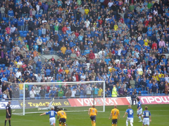 Cardiff City 2 Millwall 1, Championship, Cardiff City Stadium, 25th September 2010